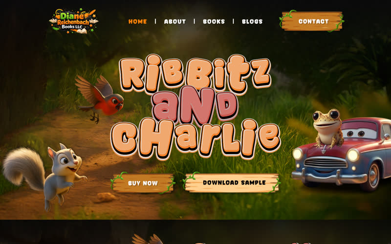 Picture Book Launch, Author website