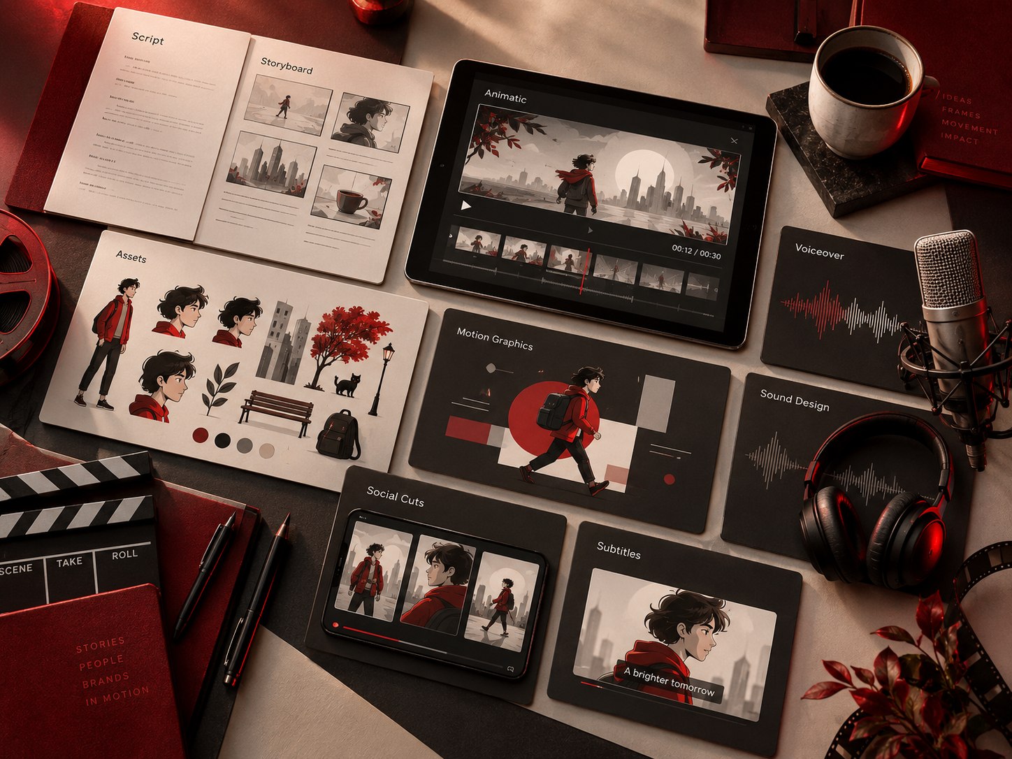 Concept deliverables and workflow for 2d animation