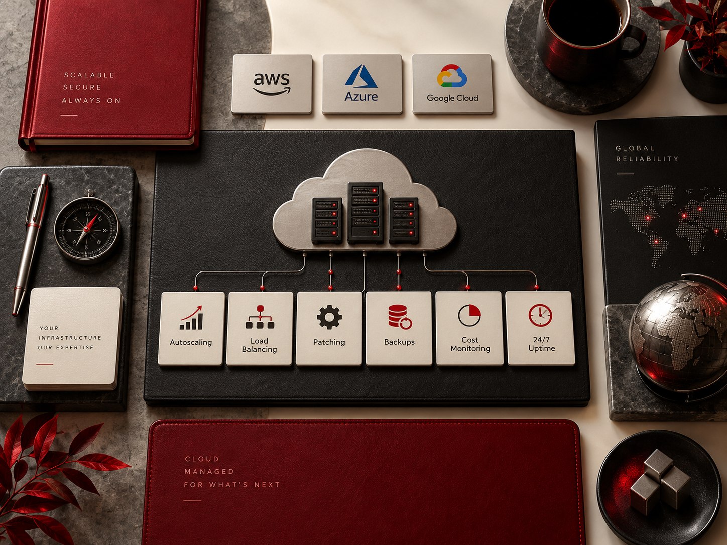 Concept deliverables and workflow for managed cloud hosting
