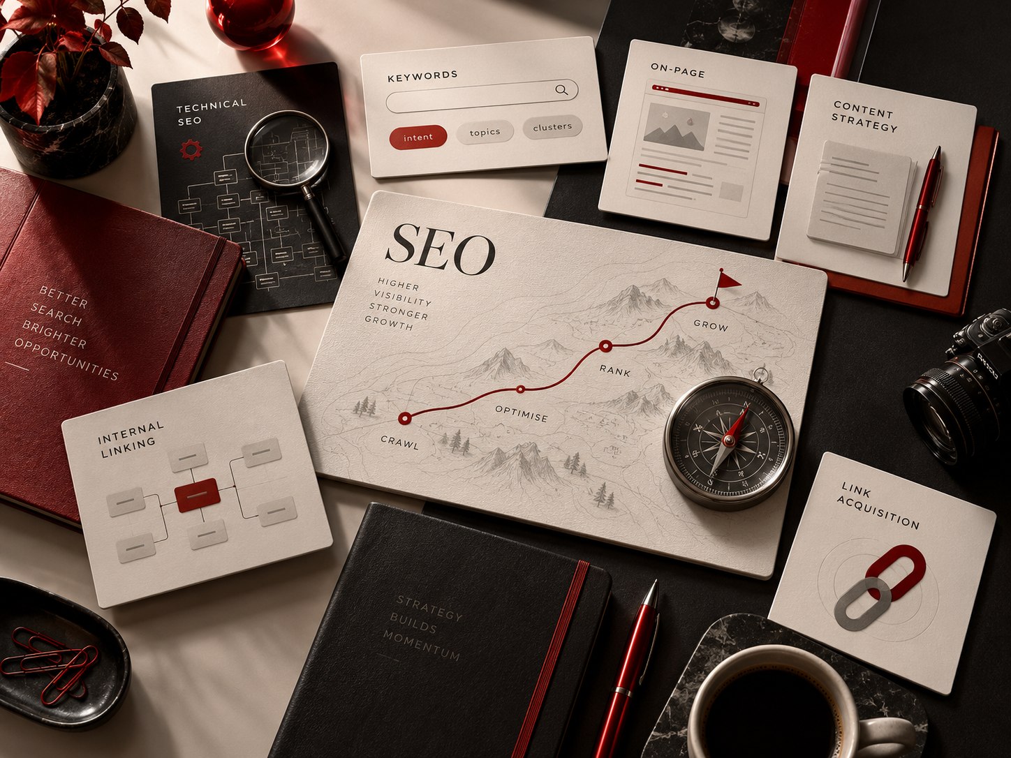 Concept deliverables and workflow for seo