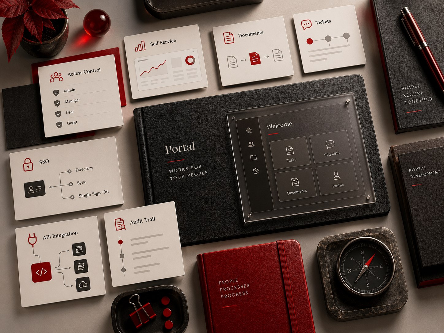 Concept deliverables and workflow for web portal development