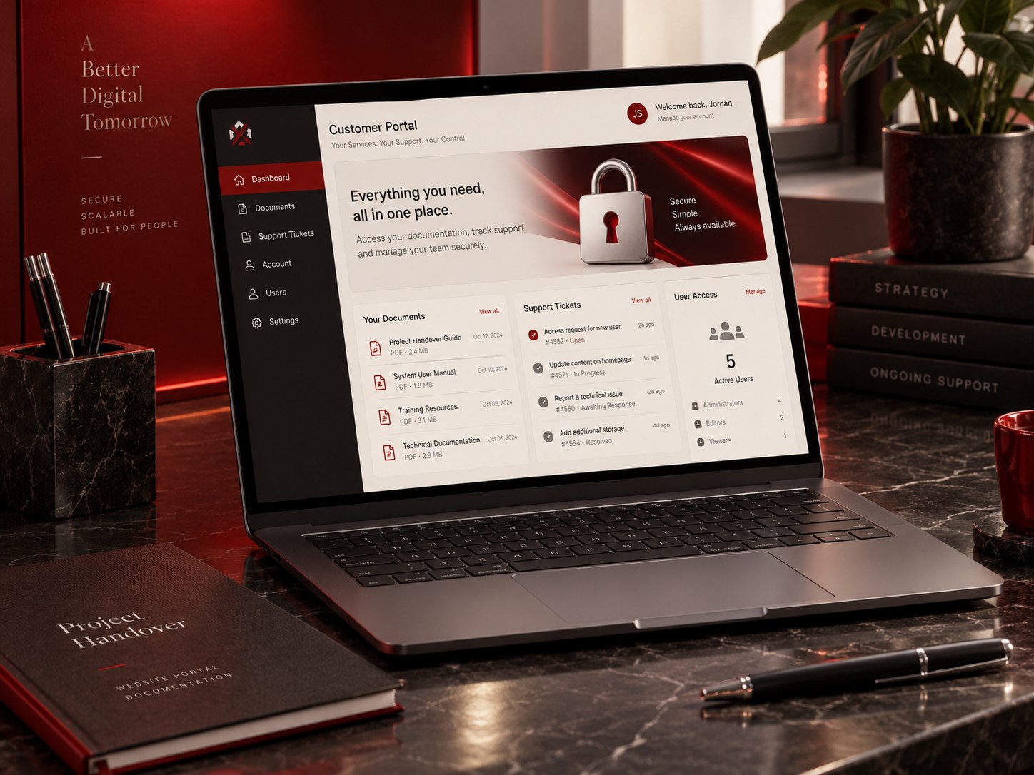 Quality review and delivery concept for web portal development
